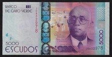 CABO VERDE 5000 ESCUDOS 2014 P-75 GEM UNC comprar usado  Enviando para Brazil