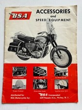 Catálogo de accesorios y equipos de velocidad para motocicletas BSA 1956-1964 segunda mano  Embacar hacia Mexico
