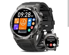 Smartwatch Militare Uomo 2025  1.46” HD 500mAh Chiamate BT Android IOS ⭐️Nuovo na sprzedaż  Wysyłka do Poland