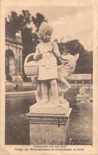 Cartão postal B084 fantasia de conto de fadas chapeuzinho vermelho estátua de lobo Berlim 1913 comprar usado  Enviando para Brazil