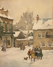 Vintage watercolour painting for sale  DERBY