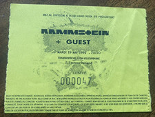 Rammstein ticket 1998 gebraucht kaufen  Köln