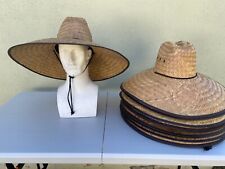 Lote por atacado de chapéus de palha com corda ajustável tamanho único unissex praia natural comprar usado  Enviando para Brazil