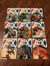 CONJUNTO COMPLETO DE 18 CARTAS MARVEL GREAT BATTLES AVENGERS VS X-MEN 2013 RITTENHOUSE comprar usado  Enviando para Brazil