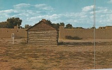 Cartão postal lembrança vintage Platteville CO-Colorado, Fort Vasquez, Weld County comprar usado  Enviando para Brazil