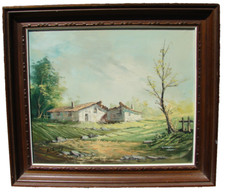 framed canvas oil painting for sale  Grand Junction