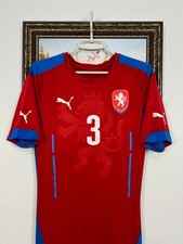 Czechy Domowa koszulka piłkarska 2014 Piłka nożna #3 Barak Player Issue Jersey Rozmiar M na sprzedaż  Wysyłka do Poland