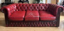Oxblood chasterfield for sale  LONDON