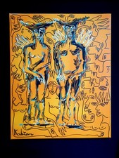 Toile peinture street d'occasion  Bonnieux