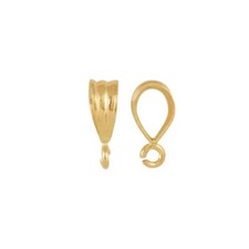 Pingente de ouro amarelo 14K fiança com anel aberto 9,5 x 3 mm comprar usado  Enviando para Brazil