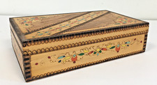 hinged wooden box for sale  WELWYN GARDEN CITY
