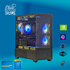 PC para jogos i7 CPU até GTX1080 TI RAM 64GB SSD 2TB cooler WiFi BT W10 comprar usado  Enviando para Brazil