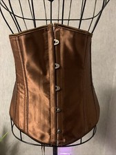 Brown bronze corset for sale  GRAYS