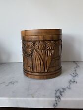 Teak holz dose gebraucht kaufen  Lehre