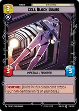 Cell Block Guard (238/262) [Shadows of the Galaxy] Quase Perfeito | Star Wars Unlimi comprar usado  Enviando para Brazil