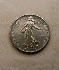 Repubblica franc argento usato  Italia