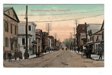 AR1500 - EUA - NOVA YORK - CATSKILL - CARRINHO BONDE RUA PRINCIPAL OLHANDO OESTE 1910 comprar usado  Enviando para Brazil