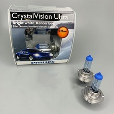 Lâmpada de farol branca brilhante ultra atualizada PHILIPS H7 CVS2 CrystalVision 2 peças comprar usado  Enviando para Brazil