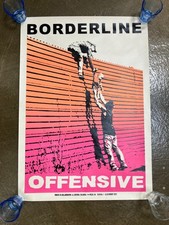 Banksy poster borderline for sale  MANCHESTER