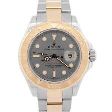 Rolex Yacht-Master 40mm ardósia REHAUT dois tons ouro amarelo 18K relógio de aço 16623 comprar usado  Enviando para Brazil
