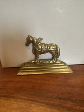 Vintage brass horse for sale  BURNLEY