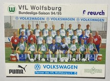 Mannschaftskarte vfl wolfsburg gebraucht kaufen  Braunschweig