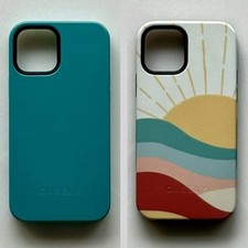 2 capas Casely para iPhone 12/12 Pro | Azul-petróleo, Here Comes the Sun | MagSafe ousado comprar usado  Enviando para Brazil
