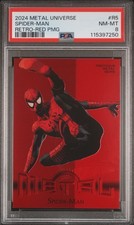 2024 Metal Avengers Retro PMG Precious Gems Red #R5 Spider-Man /100 PSA 8 🔥!!!! comprar usado  Enviando para Brazil