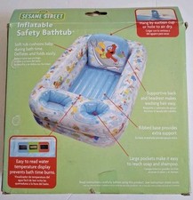Banheira inflável para bebê Ginsey Sesame Street nova! comprar usado  Enviando para Brazil
