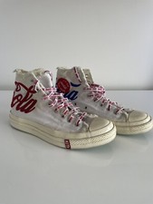 Tênis KITH X CONVERSE X COCA COLA RARO Chuck 70 Hi, Vermelho e Branco, Tamanho 10 comprar usado  Enviando para Brazil