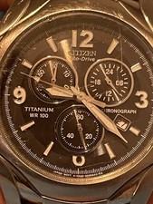 Relógio masculino Citizen Eco-Drive titânio quartzo N-H500-S096842-KA (NJL028204) comprar usado  Enviando para Brazil