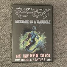 Guinea Pig: Mermaid In a Manhole / He Never Dies DVD Unearthed OOP HORROR RARE, usado comprar usado  Enviando para Brazil