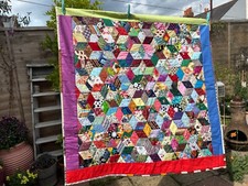 Handmade colourful patchwork for sale  READING