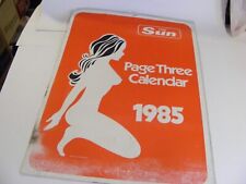 1985 sun calender for sale  IPSWICH