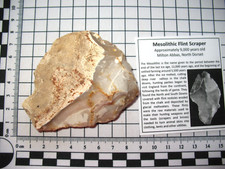 Mesolithic flint stone for sale  WAKEFIELD