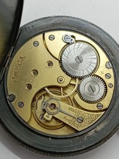 Antigo Relógio de Bolso OMEGA WWI VERMELHO 12 Armas Metal Militar Funcionando Muito Bem  comprar usado  Enviando para Brazil