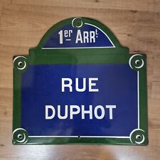 Ancienne plaque rue d'occasion  Saint-Michel-sur-Orge