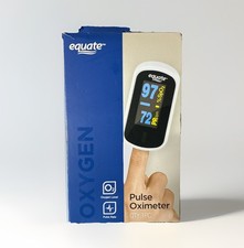 Oxímetro de pulso digital Equate Bluetooth com cordão ponta do dedo nível de oxigênio pulso, usado comprar usado  Enviando para Brazil