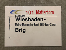 Zuglaufschild 101 matterhorn gebraucht kaufen  Wuppertal