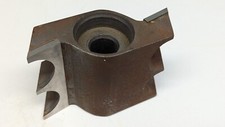Cortador modelador de madeira vieira dupla NOS, 4" diâmetro total, furo de 3/4" comprar usado  Enviando para Brazil