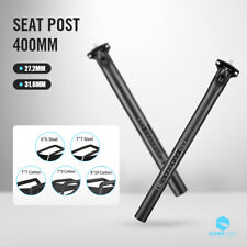 Assento ultraleve carbono 27.2/31.6MM 0MM offset bicicleta de estrada MTB 400MM tubo de assento comprar usado  Enviando para Brazil