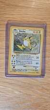 Pokemon raichu baseset gebraucht kaufen Pokemon raichu baseset gebraucht kaufen  Niederwerrn