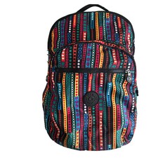 Mochila Kipling pontos coloridos listras náilon lavável na máquina comprar usado  Enviando para Brazil