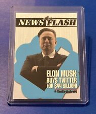 ELON MUSK 2022 Leaf News Flash compra Twitter por US $ 44 BIllion 1 de 1283 Made, usado comprar usado  Enviando para Brazil