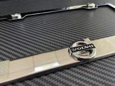 Usado, 1 peça (prata/preto) emblema VOLVO 3D quadro de placa de licença de aço inoxidável LIVRE DE FERRUGEM comprar usado  Enviando para Brazil