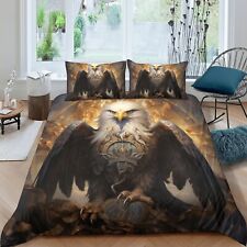 Conjuntos de edredons e fronhas de cama com capa de colcha Eagle presentes decoração de quarto comprar usado  Enviando para Brazil