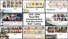 Capas comemorativas de primeiro dia 2015-2019 GB Royal Mail FDC - Vários anúncios comprar usado  Enviando para Brazil