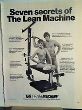 SISTEMA DE EXERCÍCIOS MÁQUINA ENXUTA 1985 ANÚNCIO FOTOGRÁFICO VINTAGE, EFÊMERO raro comprar usado  Enviando para Brazil