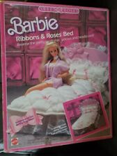 Usado, De colección. Barbie Sweet Roses 1987 cintas y rosas cama #5620 con ropa de cama - ¡en caja! segunda mano  Embacar hacia Argentina