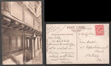 Cartão postal Winchester Ye Olde Hostel of God Begot vista lateral Frith. Sutton 1922 comprar usado  Enviando para Brazil